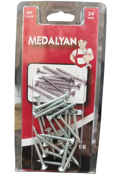 DL-98 3.5X30 SUNTA VİDASI (MEDALYAN SET)